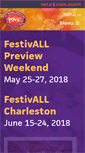 Mobile Screenshot of festivallcharleston.com